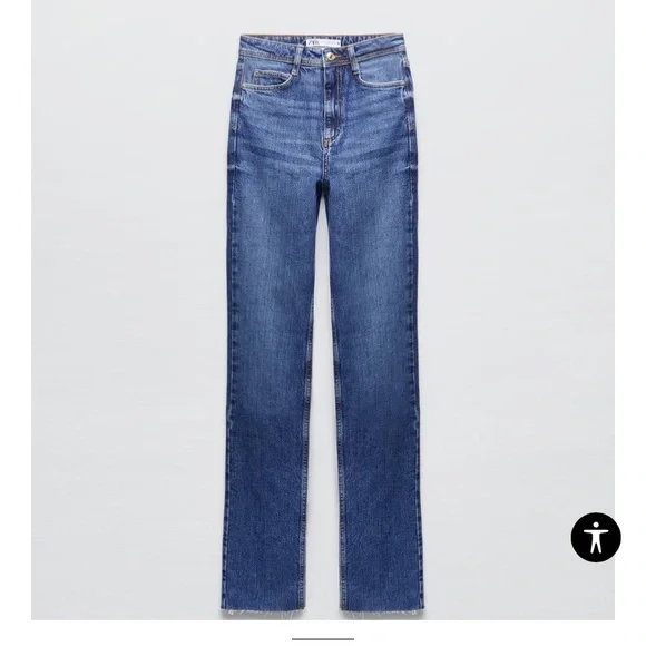 Denim The Hw Skinny Flare Zara Zara Jeans Zara Nwt Slim Flare High